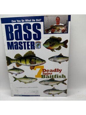 Bassmaster Magazine 7 Deadly Spins On Baitfish November 2010 Fishing & Outdoors